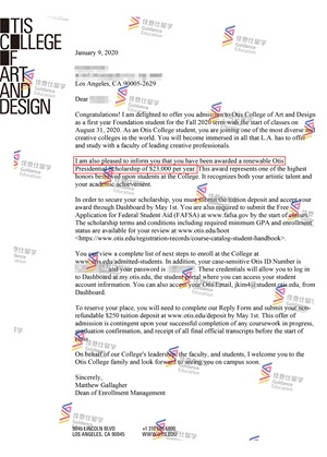 Otis College of Art and Design- Bachelor of Illustration