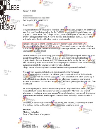 Otis College of Art and Design- Bachelor of Illustration