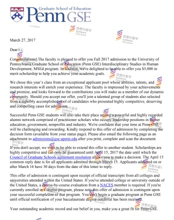 University of Pennsylvania- Master of Human Development